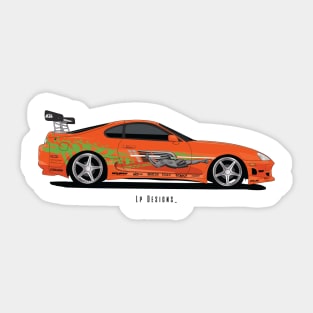 Supra Mk IV - Fast And Furious Sticker